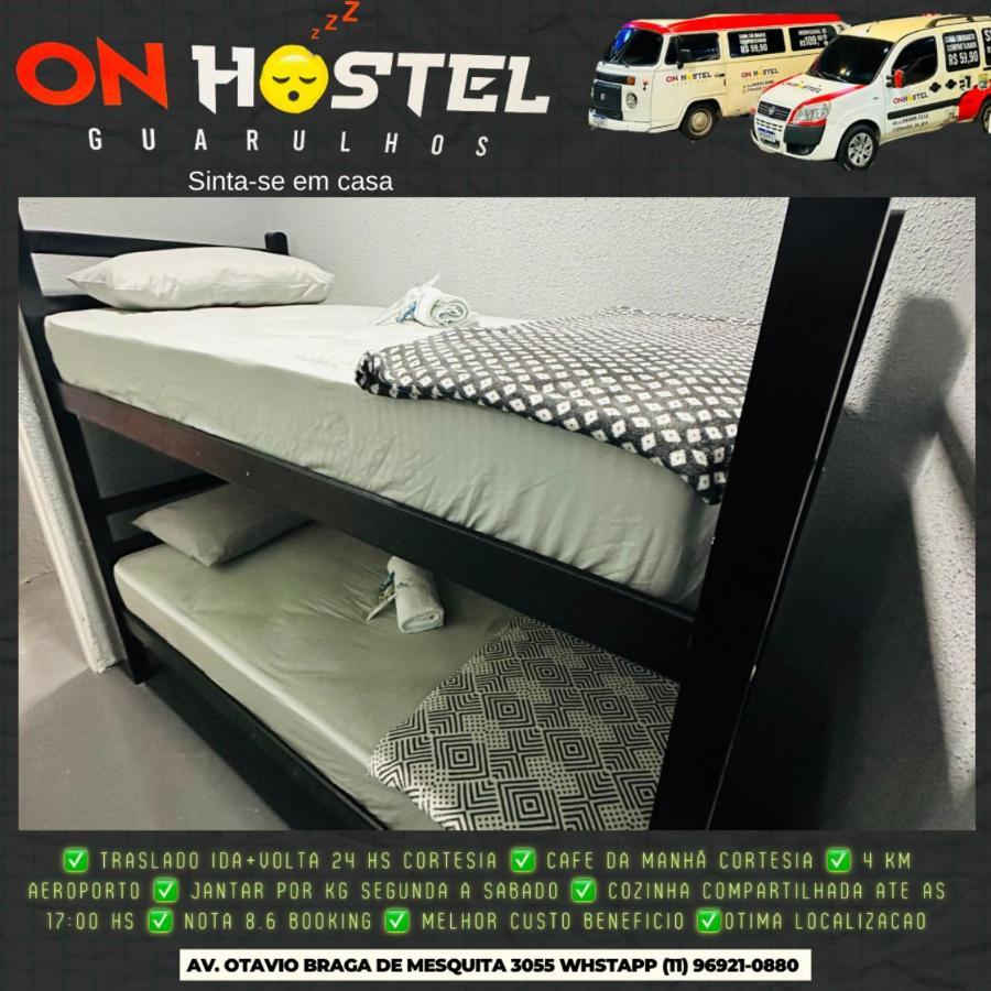 On Hostel II Gru Aeroporto Translado 24 Hs Guarulhos Exterior photo